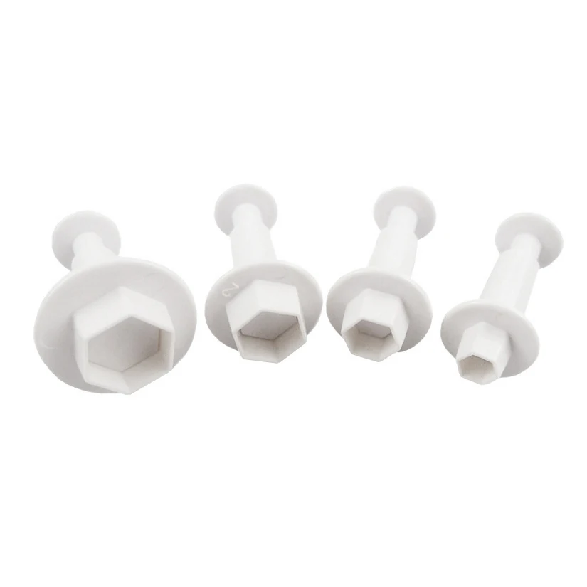 Oval Diamond Triangle Hexagon Shape Fondant Cake Decorating Gum Paste Pastry Sugar Craft Cutter Mold Tools