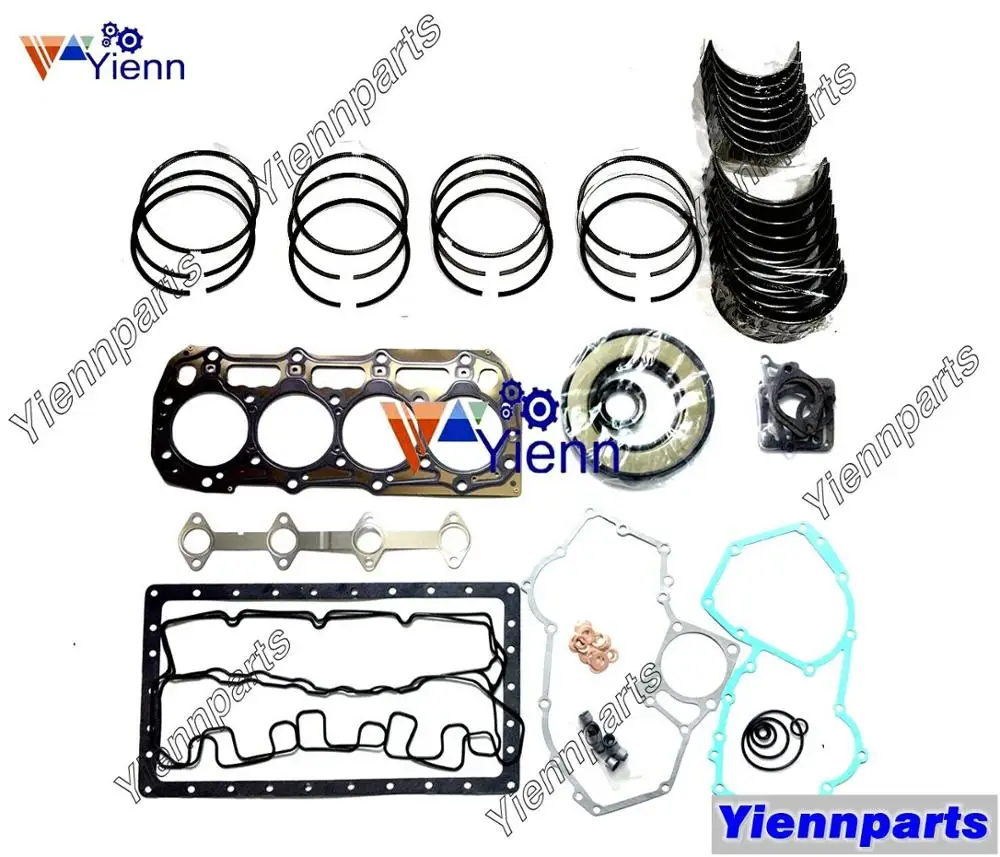 For Perkins 404C 404D 404C-19 404C-22TA 404D-22T 403D-19 Overhaul Rebuild Kit ASV Posi-Track TRACK LOADER RC-60 Engine Parts