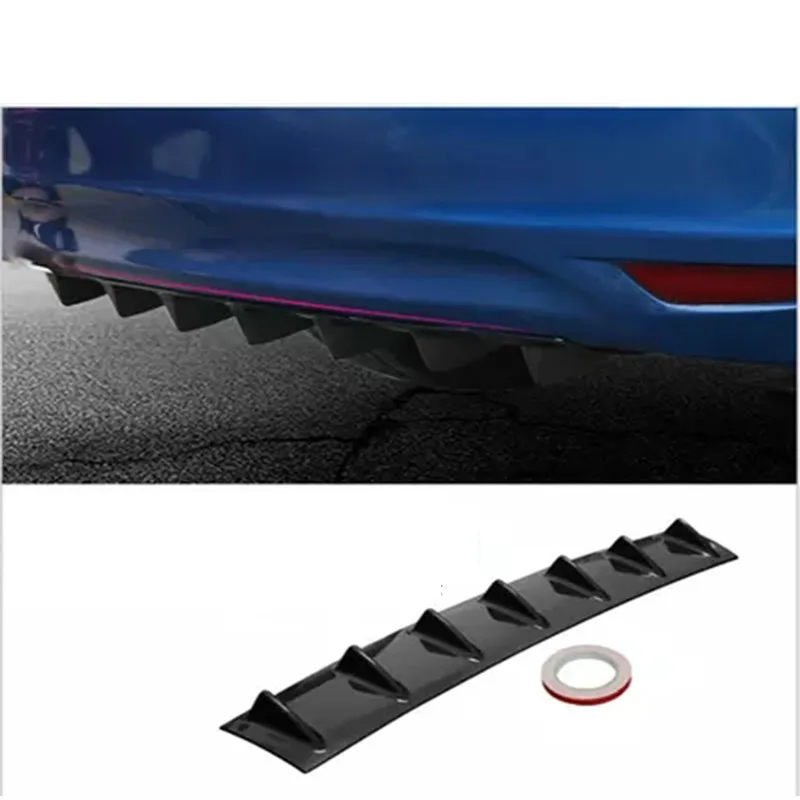 Car Bumper Deflector Modified Spoiler Shark Fin 7 Wings For Hyundai Solaris I30 creta Suzuki Swift SX4 Lada Vesta Granta Kalina