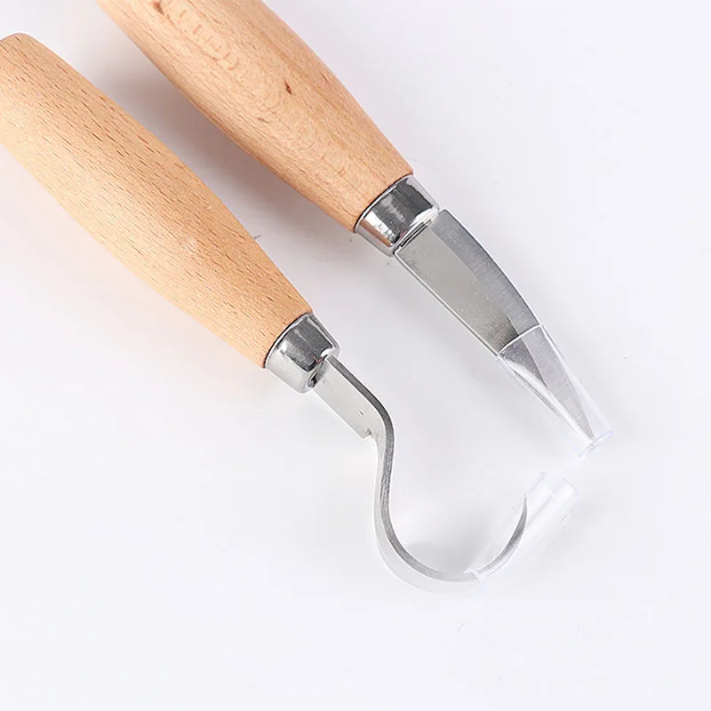 2 Pcs/Set Woodworking Wood Carving Kit Set Hand Carving Chisel Knife Sharp-Edged Diy Wood Gouge Chisel Carpenter Tools