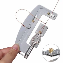 Fishing Accessories Semi Automatic Fishing Hooks Line Tier Machine Portable Stainless Steel Fishhook Line Knotter Tying Tackle