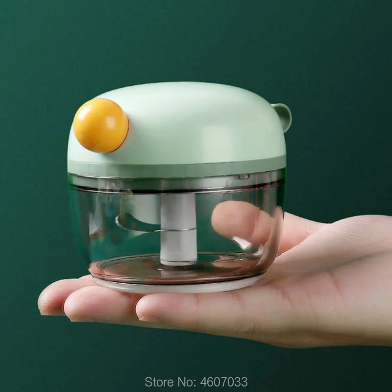 เครื่องตัดพริกกระเทียมผักเครื่องบดเครื่องปอกผักแบบใช้มือเครื่องบดอาหารขนาดเล็กแบบใช้มือดึงที่ตัดผัก