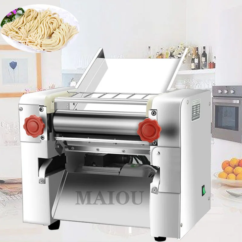 

220VDough Pressing Machine Commercial Electric StainlessSteel Kneading Machine Rolling Noodle Machine Pressing Dough Dumpling