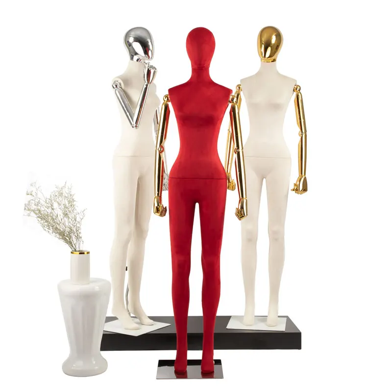 

Fashionable Female Mannequin With Electroplated Hand Model Customized