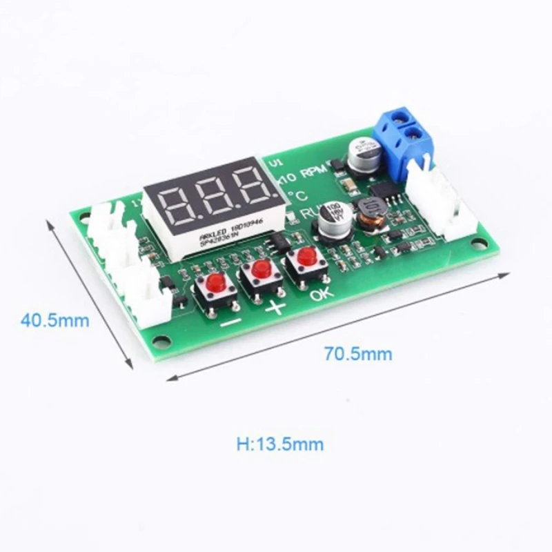 DC 12V 24V 48V 5A 2 3 4 Wire PWM Motor Fan Speed Controller Governor Temperature Control Support EC EBM Fan CNIM Hot