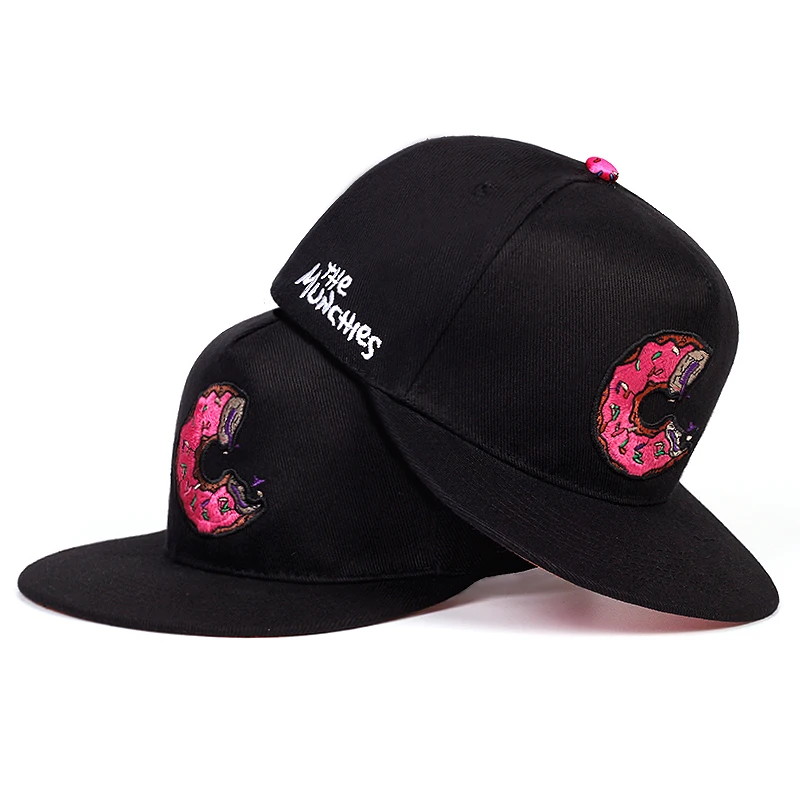 Hip hop hat summer outdoor sun hats donut embroidery baseball cap men and women adjustable Street dance caps snapback hat gorras