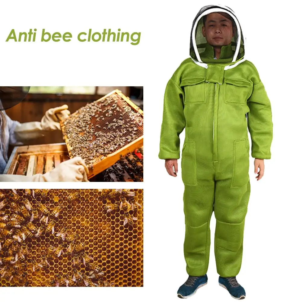 Beekeeping Equipment Suit Fullbody Beekeeping Clothing Bees Beekeeper Costume Products Breathable Clothes Apiculture Tools Honey