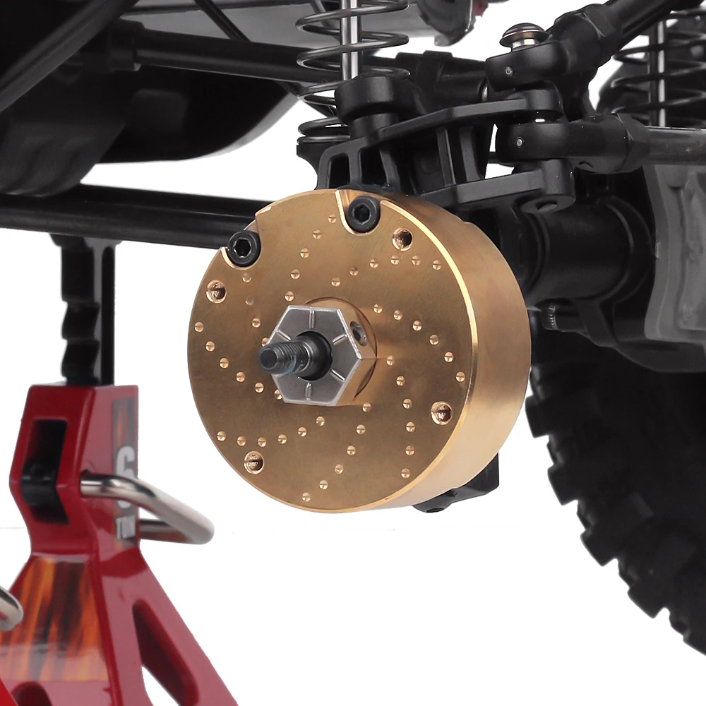 INJORA Schweres Messing Gegengewicht Portalantriebsgehäuse Stoßstangenhalter Achshalterung für RC Crawler TRX4 TRX-4 TRX6 Upgrade-Teile – Detail 19