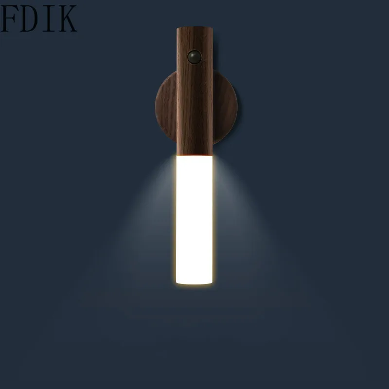 

Smart Led Induction Night Light Charging Wireless Voice Control Cabinet Wardrobe Light Stairway Intelligent Sensor Motion Lamps