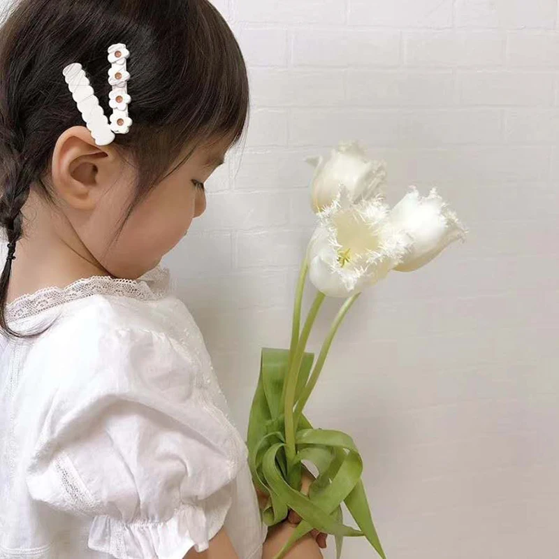 60+COLOR wholesale candy color bar flower fancy hair clips grips accessories for kids girls children
