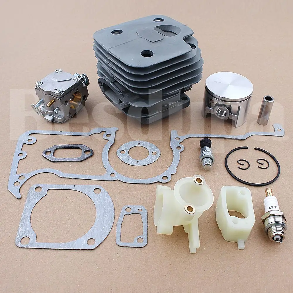 طقم مكبس اسطوانة 52 مللي متر ، لمنشار Husqvarna 268 272 272K 272XP 61 بالمنشار 574331601 ، 503758172 واط مشعب السحب