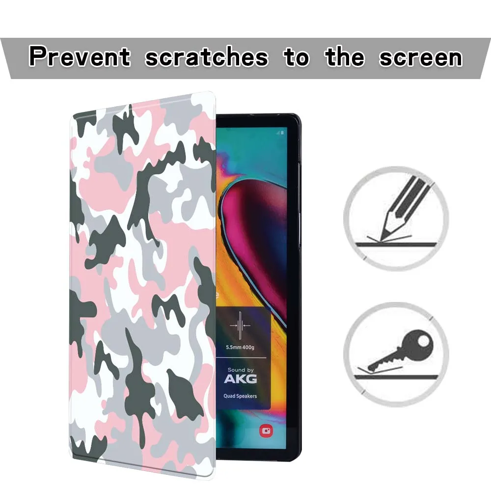 Tablet Case for Samsung Galaxy Tab S6 Lite/Tab A A6 10.1/Tab A 9.7/Tab S5e/Tab A 8.0 Inch Protective Shell + Free Stylus image 3