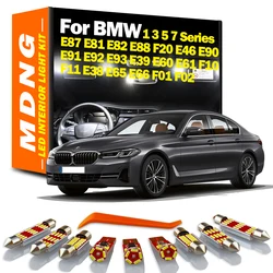 For BMW 1 3 5 7 Series E87 E81 E82 E88 F20 E46 E90 E91 E92 E93 E39 E60 E61 F10 F11 E38 E65 E66 Interior LED Light Kit Car Bulbs
