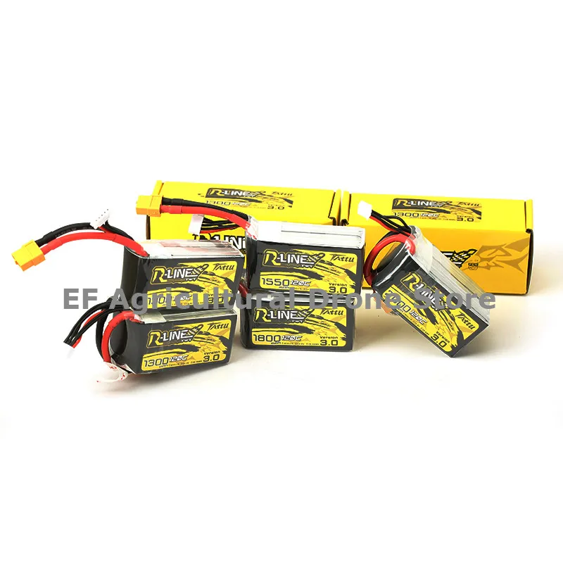 Hypothécaire aryR-Line-Batterie Lipo pour Drone de Course, Version 3.0, V3, 1300/1550/1800/2000mAh, 95C, 100C120C, 4S, 6S, 4.2V, Prise Compte 60, FPV, RC, Quadcopter