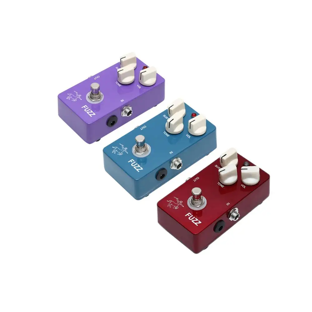 

1590B Three Color Aluminum Enclosure DIY Fuzz Distoration Effect Pedal With Ture Bypass For Electric Guitarra Accessories