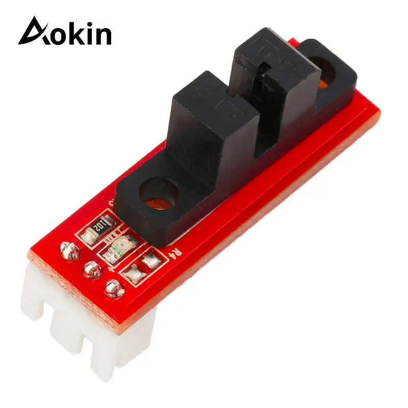 6PCS 3D Printer Parts Endstop Optical Light Control Switch for RAMPS 1.4 Board Part with 3 Pin Cable DIY Limit Switch