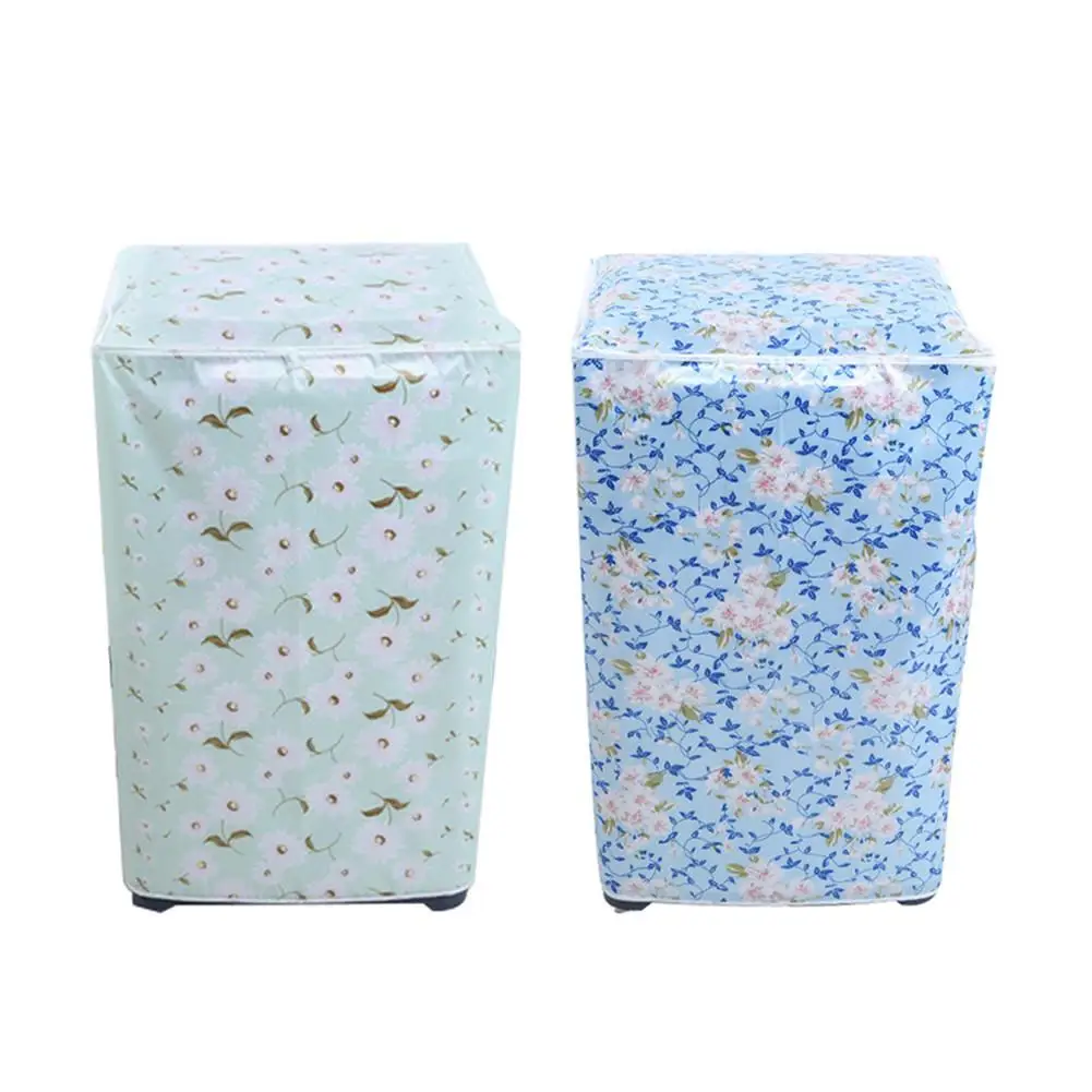 Home Washing Machine Dustproof Cover Waterproof Case Bathroom Washing Machine Protective Zipper Cover Sunscreen Organizer