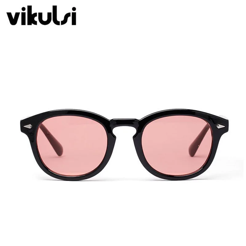 Johnny Depp Smalll Round Sun Glasses Brand Designer Rayeds Sun Glasses Female Outdoor Tony Stark Men Sun Glasses Oculos de sol