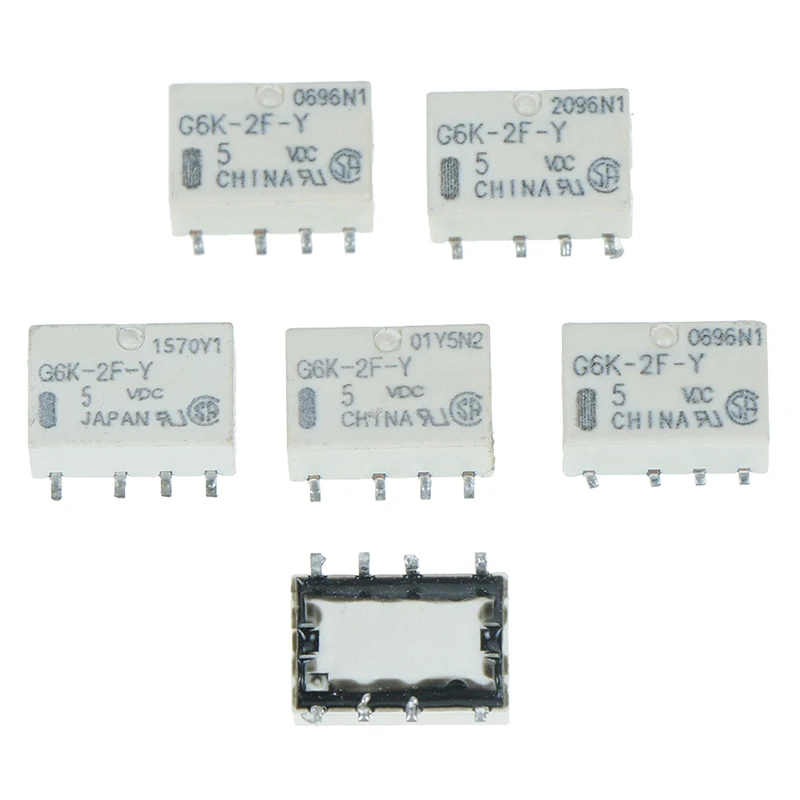 5pcs Dc 5v Smd G6k-2f-y Signal Relay 8pin For Omron Relay DC 5V