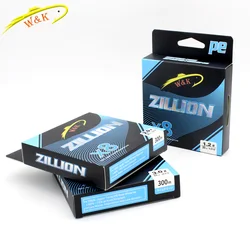 Saltwater Fishing Tackle 300M PE Line 60% ~75% at Knot Strength 8 Braided Lines Super