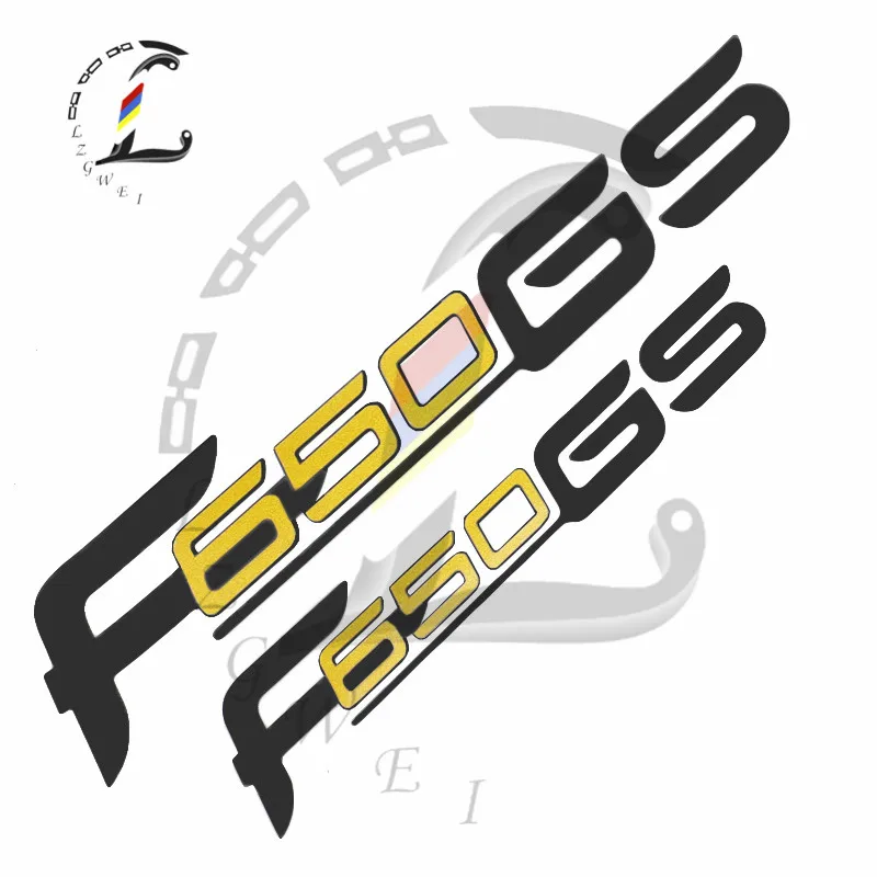 Motorcycle Dirt Bike Sticker Emblems For BMW F650GS F650 GS F650 Fuel Tank Sticker Decoration