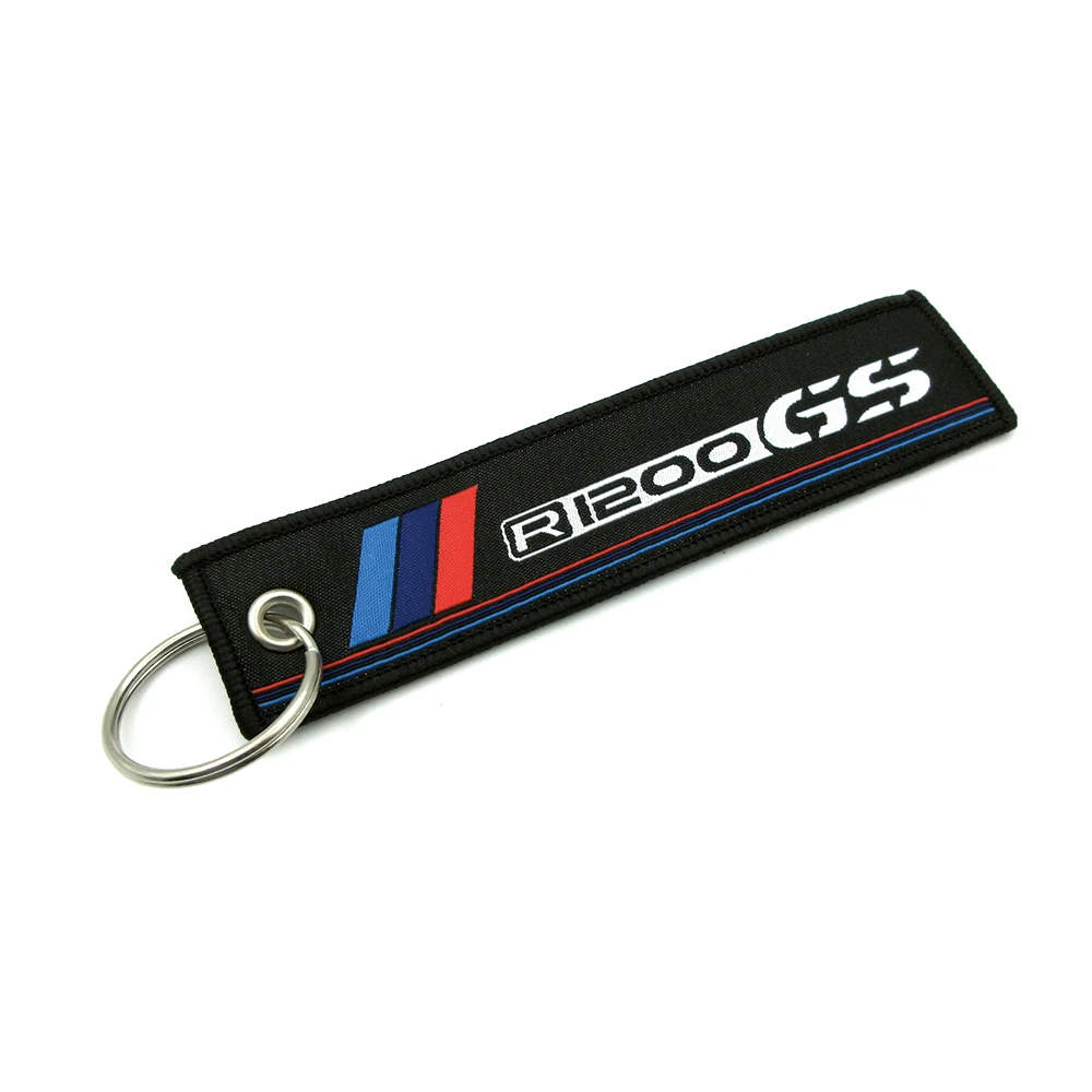 New Motorcycle Keychain Embroidery Key Holder Chain Collection Chains For BMW R1200GS Adventure R 1200GS R1200 GS Badge Keyrings