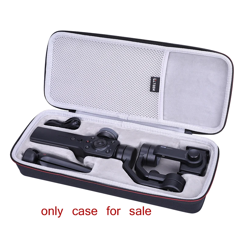 Ltgem Black Eva Hard Case Voor Zhiyun Smooth 4 3-As Handheld Cardanische Stabilisator Youtube Video Vlog Statief, (Alleen Geval)