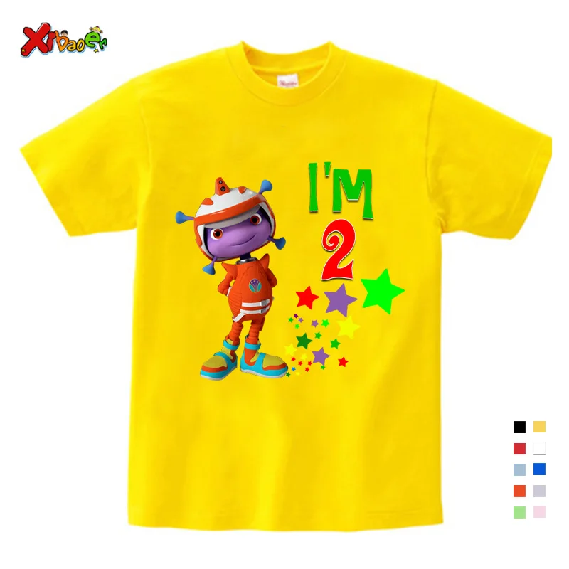 

Number 0-9 Cartoon Shirts Kid Happy Birthday Boys Funny Girls Short Sleeve T-shirt 2021 Harajuku Kids Tops Clothes Cotton Shirts