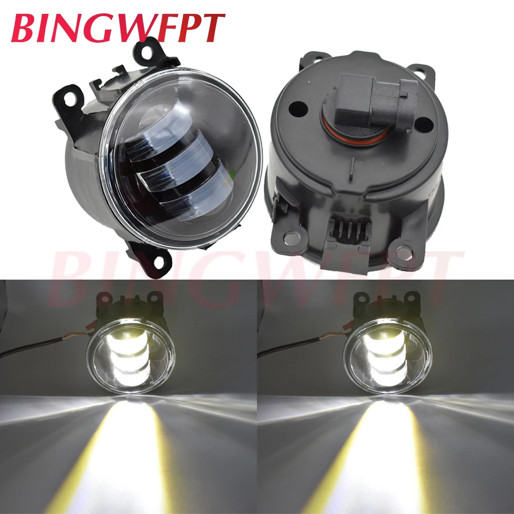 Luces antiniebla LED para Ford Edge 2016, para Focus MK2/3 Fusion Fiesta Tourneo Transit 2001-2015, para Ford Figo 2015 2016, 2 unids/lote por par