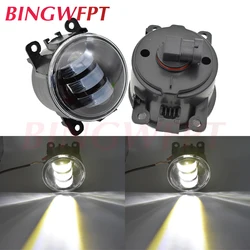 2pcs/Pair LED Fog Lights For Ford Edge 2016 For Focus MK2/3 Fusion Fiesta Tourneo Transit 2001-2015 For Ford Figo 2015 2016