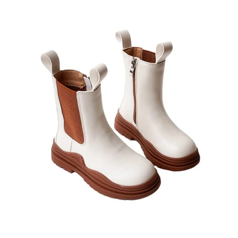 Bottes de fumée pour enfants, chaussures pour filles, grands garçons, automne et hiver, nouveau, 2022