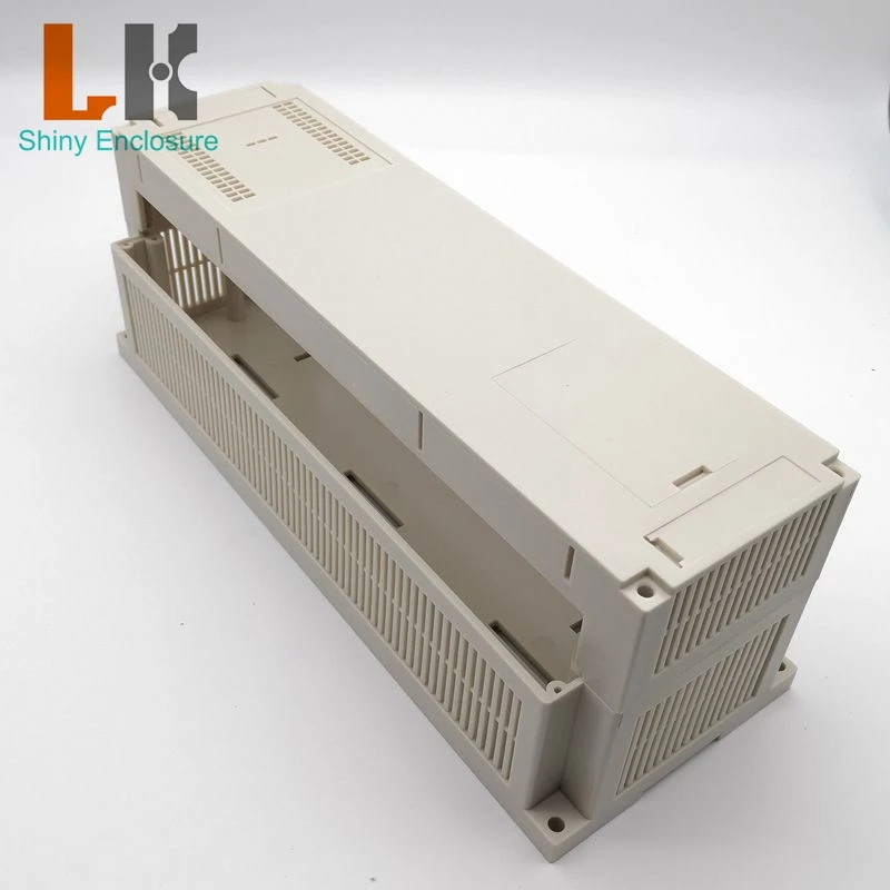 

LK-PLC23 Diy Electronic Shell Case Abs Control Enclosure Plastic Housing Project Din Rail Box 300x110x110mm