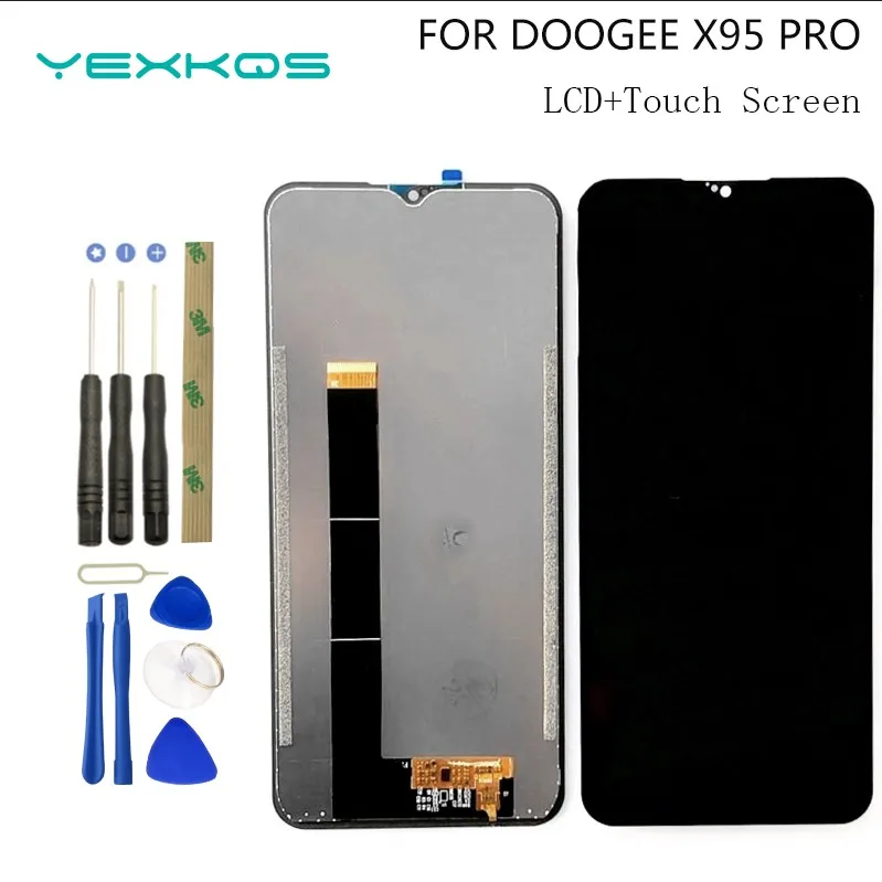 

100% Original 6.5Inch DOOGEE X95 PRO LCD Display+Touch Screen Digitizer Tested LCD Screen For X95PRO Phone Assembly Replacement