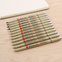 High Quality Micron Pigment Neelde Soft Brush Drawing Pen 003 005 Waterproof Marker Pen Drawing Stationery Office Supplies