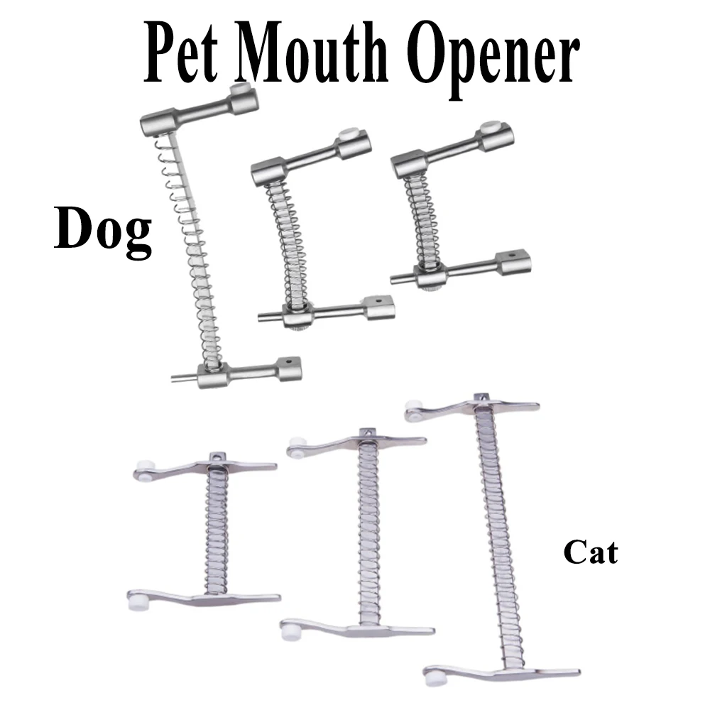 

1PCS Pet Dog Cat Canine Feline Month Opener Stainless Steel Dental Mouth Retractors Small Animal Dentistry Clinic Instrument