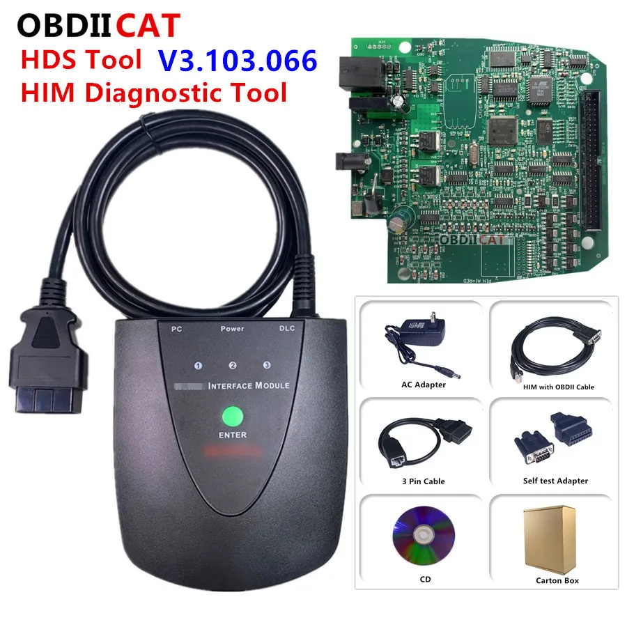 

For Ho/nd--a HDS V3.102.004 HIM Diagnostic Tool With Double Board No Need Activation Newest Version OBD2 Diagnostic Tool