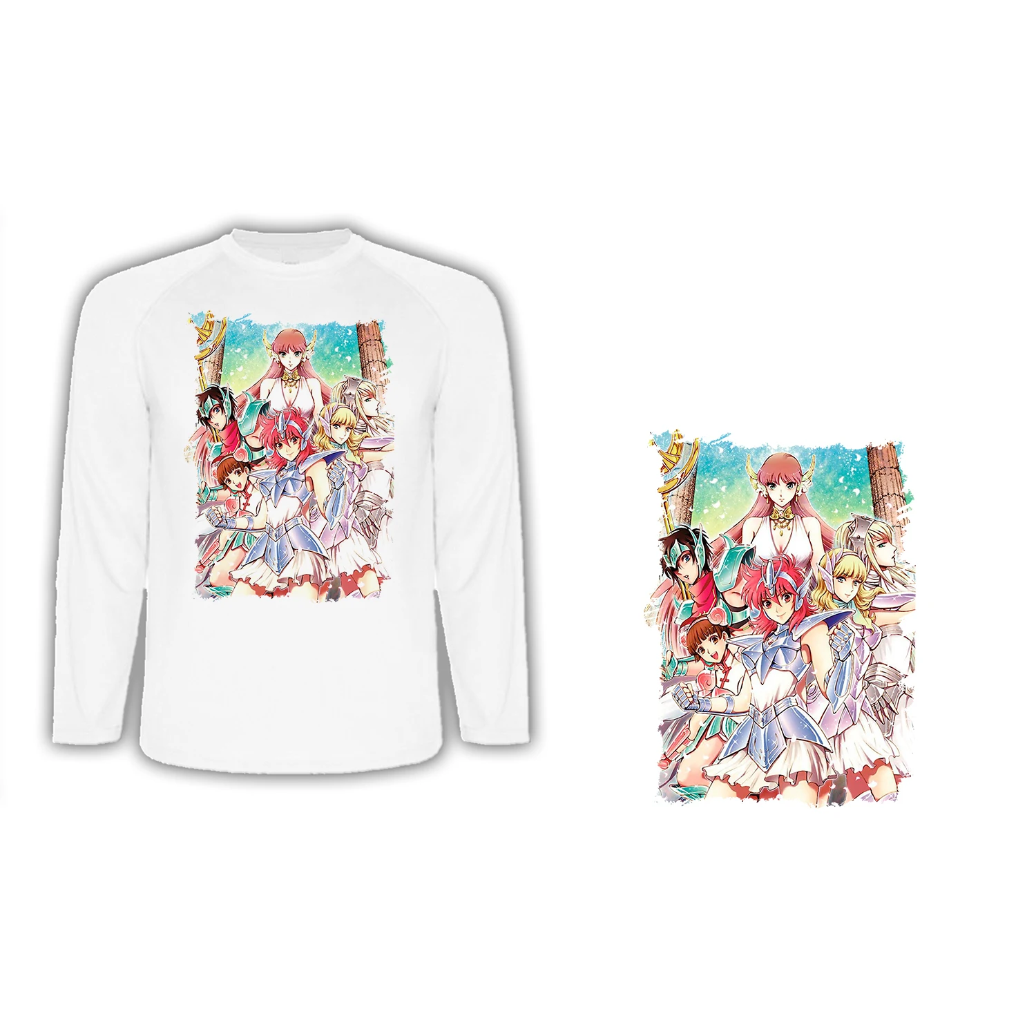 LONG SLEEVE T-SHIRT A3 SAINTIA ANIME SLEEVE t-shirt