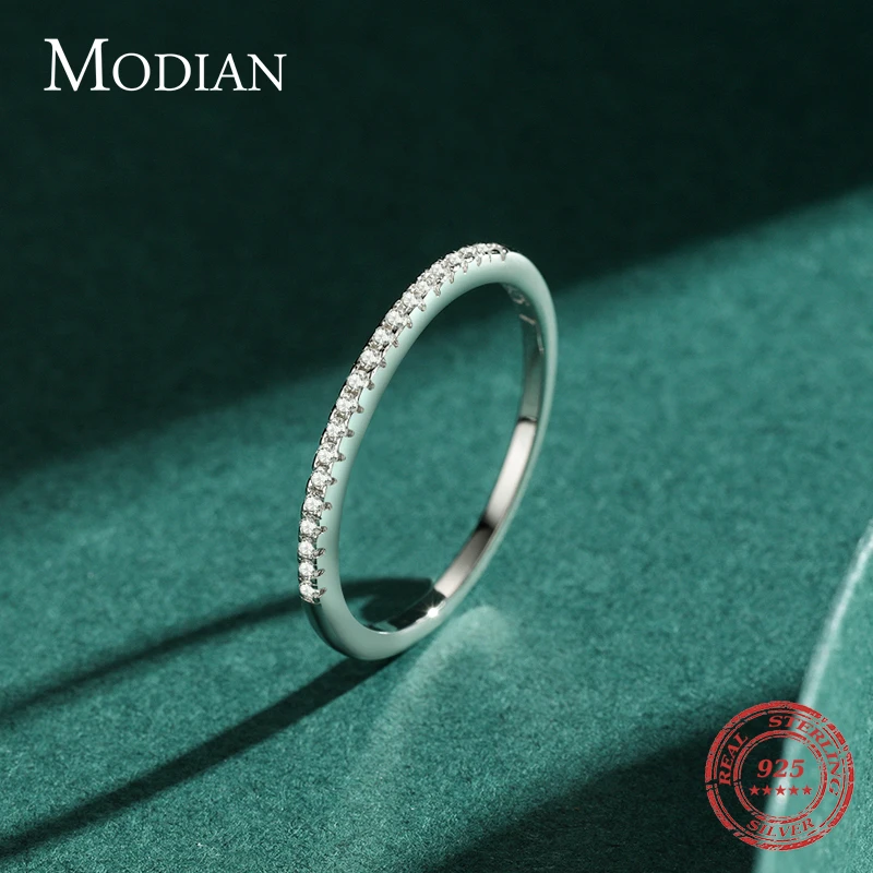 Women's Elegant 925 Sterling Silver CZ Ring, Statement Design