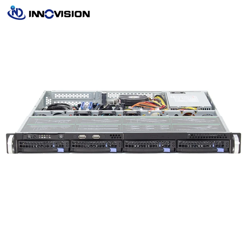 High Performance i7 1U 4 HDD bays storage server