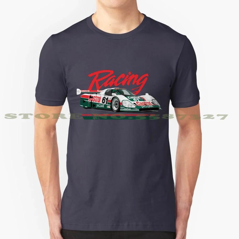 1988 Xjr-9 Imsa Gtp Racecar 100% Cotton T-Shirt Cars Fast Racecar Racing Daytona Sebring 12 Hours Imsa Motorsport Castrol Xjr