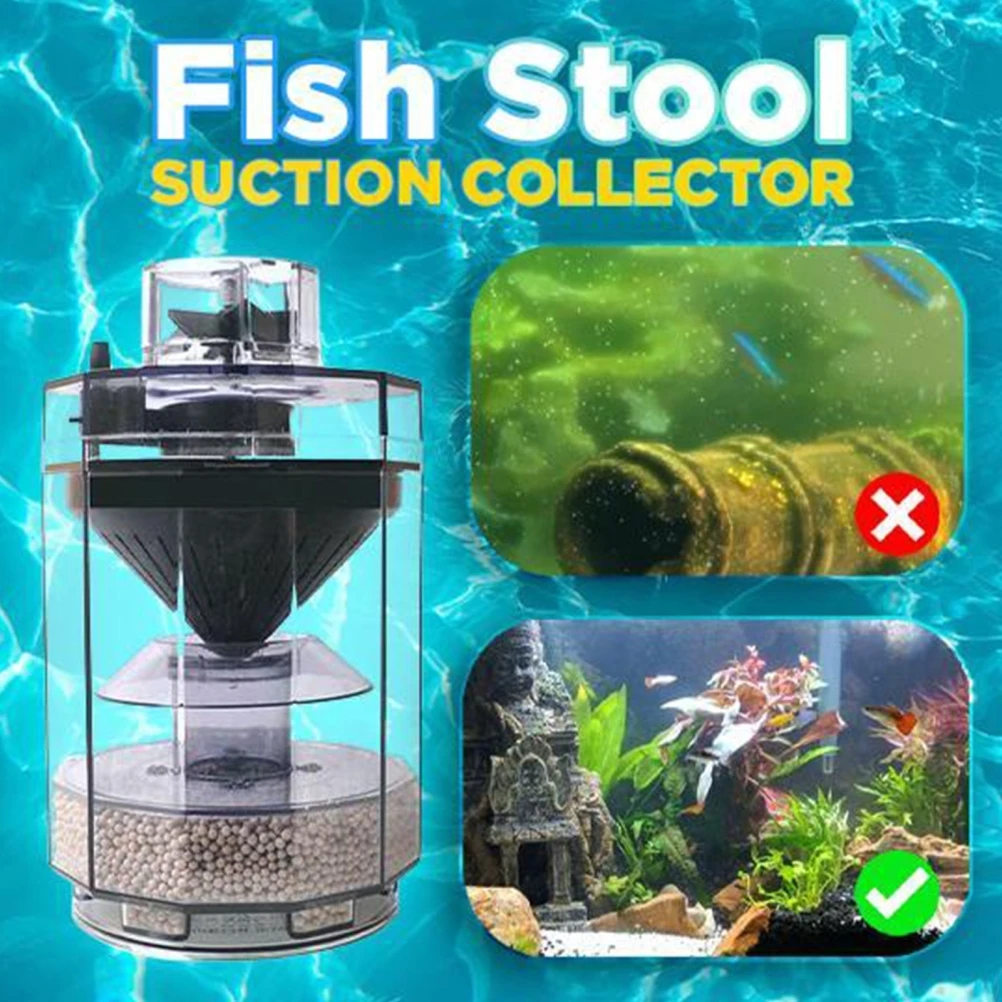 

Fish Poop Collector Fish Tank Waste Collector Automatic Filter Aquarium Cleaning Tool