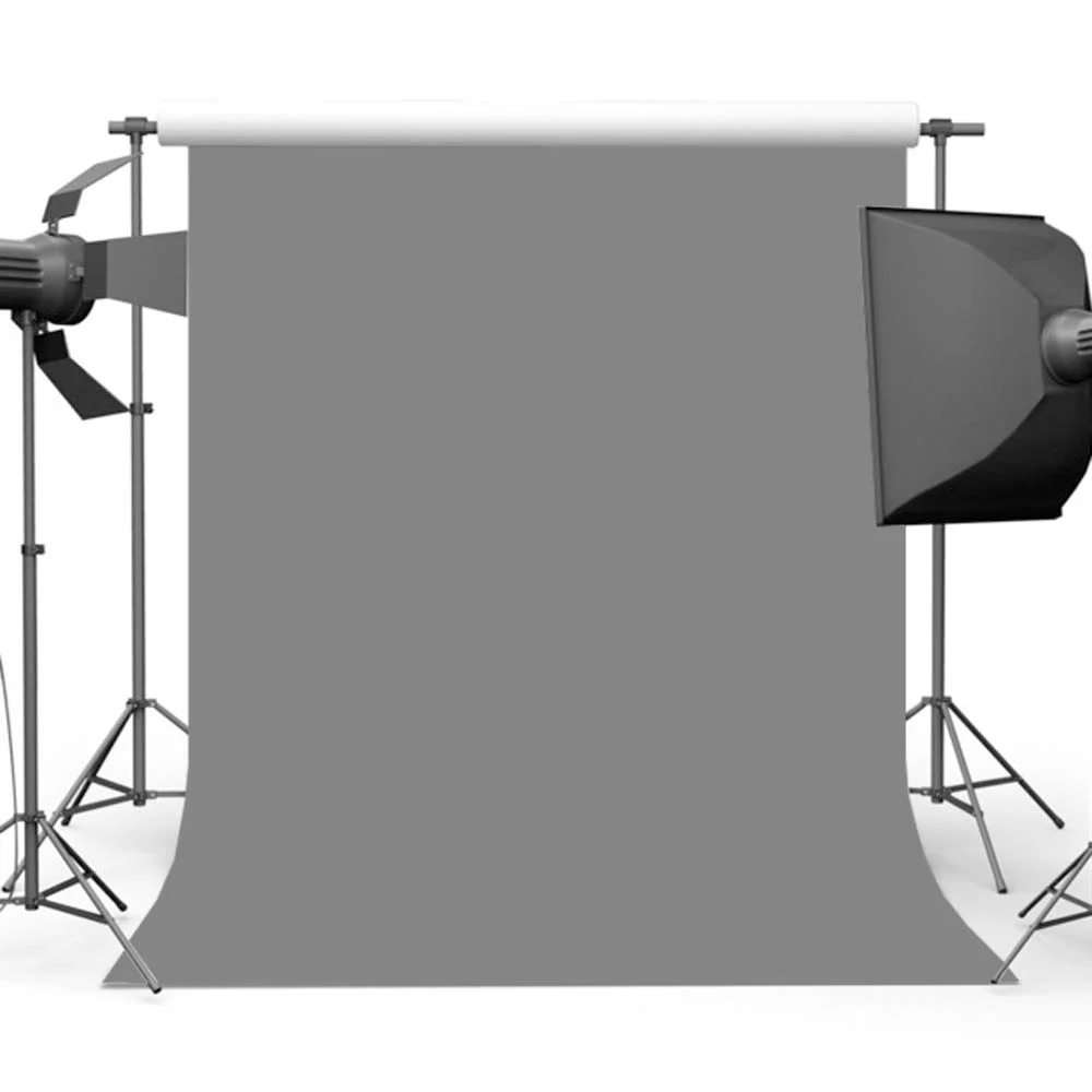 Gray Vinyl Photography Backdrops Seamless Photo Background Glare-free Photography Backgrounds for Photo Studio Photo Props