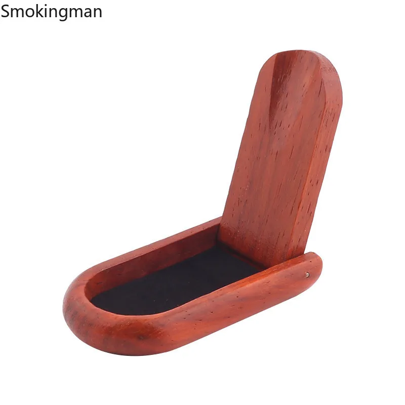 Pipe rack Handmade Solid Sandal Wood Portable Foldable Pipes Rack Holders Tobacco Smoking Pipe Stand/Holder Tool