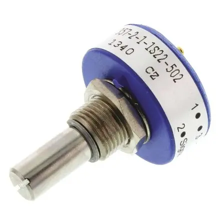 

357-2-1-1S22-502 Vishay 5kΩ ±20% Linear Conductive Plastic Potentiometer