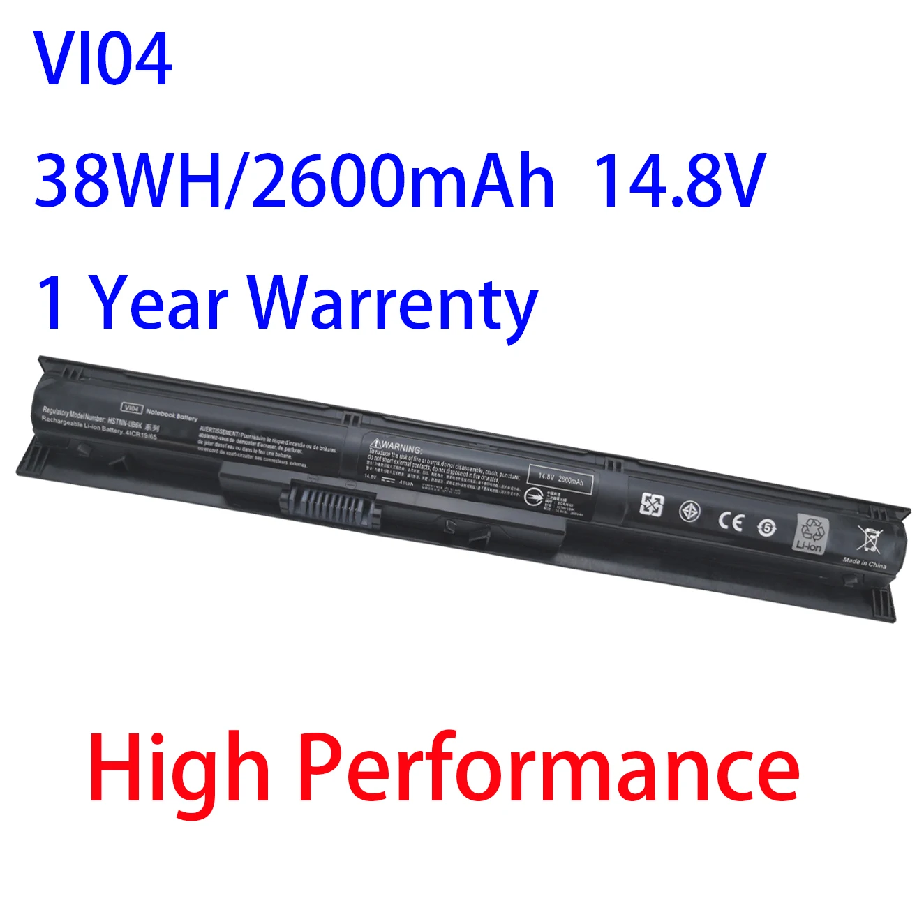 

VI04 V104 Laptop Battery for HP Envy 14 15 17 Pavilion 15 17 Series ProBook 440 450 G2 756743-001 HSTNN-DB6I TPN-Q140 Q141 Q142