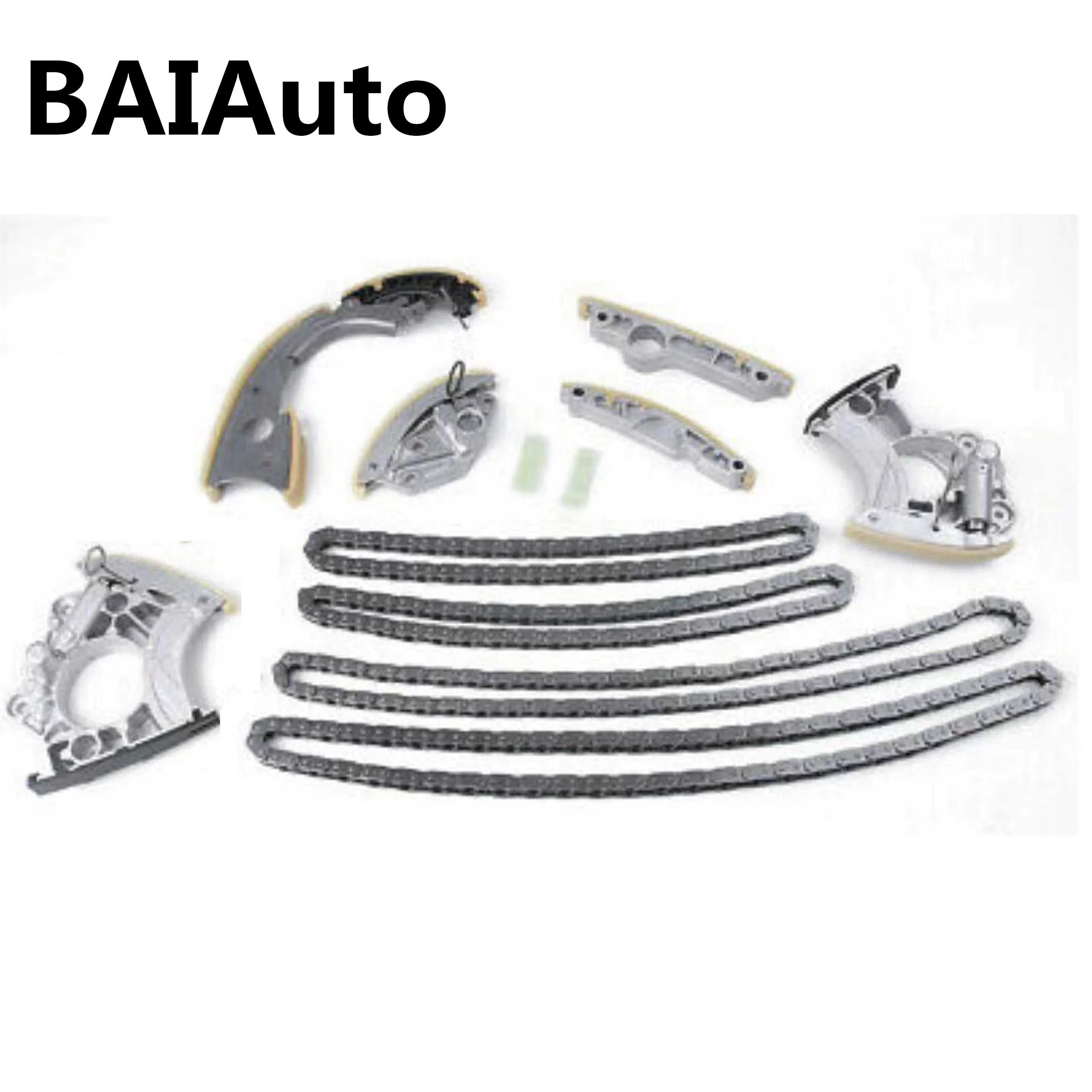 

12PCS Engine Repair Timing Chain Tensioner Guide Rail Kit For Audi A4 A5 A6 A7 A8 Q5 Q7 VW Touareg 3.0T 06E109465AS 06E109507D