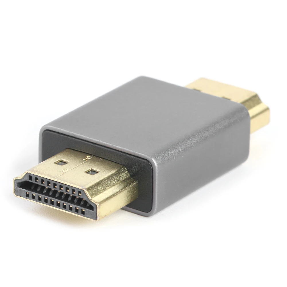 Z męskiego na męskie z wejściem HDMI, złącze adaptera 19 Pin z wejściem HDMI, typ A M/M Extender konwerter dla HDTV projektor do laptopa