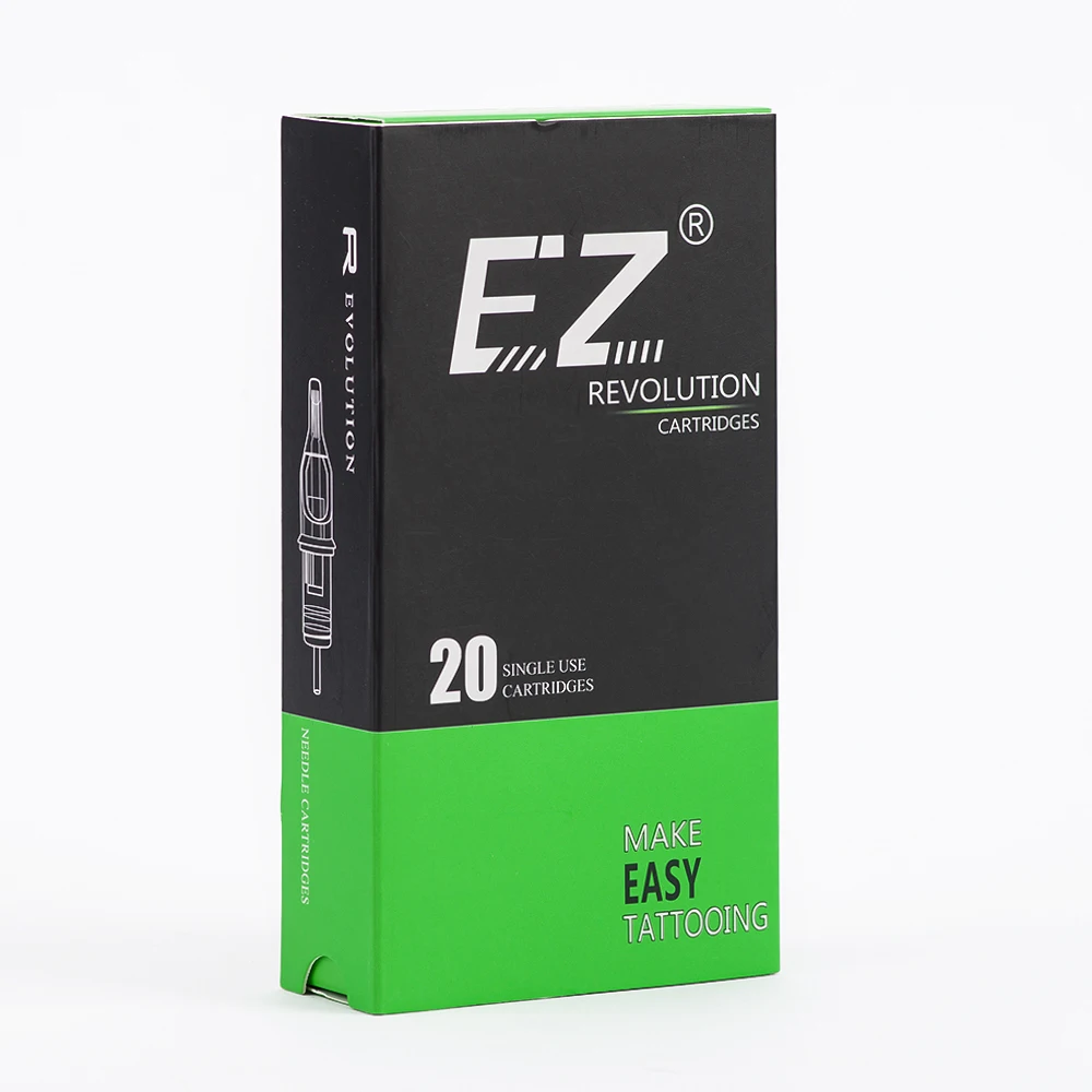 EZ Revolution Tattoo Needles Cartridge Magnum # 12 0.35 mm Long Taper 5.5 mm Tattoo Accessories for Cartridge machine 20pcs /box