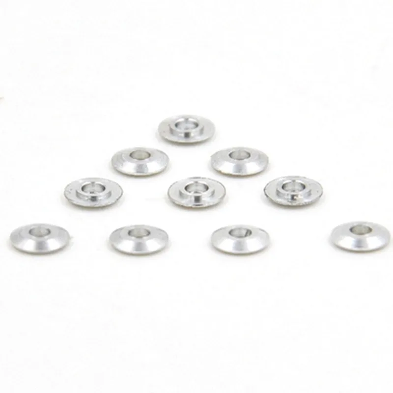 200pcs/lot Mini Metal Washer Gasket shim spacers for 520 ball bearing guide wheel Roller 94768 spare parts for Tamiya 4WD RC Car