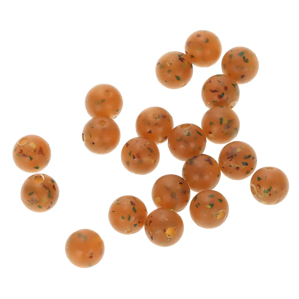 20Pcs Carp Fishing Accessories Kicker PE Block Beads Round Shaped Bead for  Bait SafetyBeads Spinner Swivel Tackle